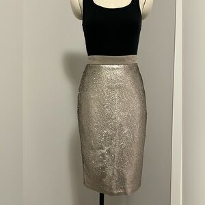 NWT Banana Republic Sequin Pencil Skirt- Sz US 0